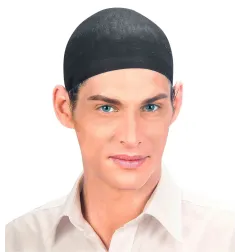 Wig cap black, 2 pcs.