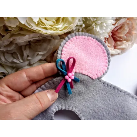 Mouse mask with decoration Ditte