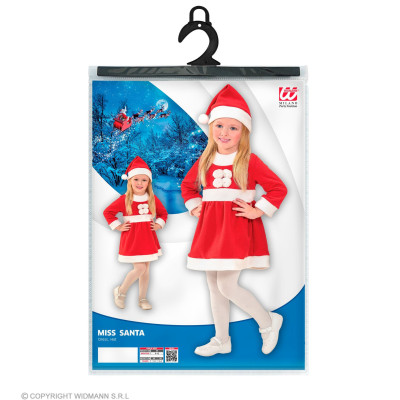 Miss Santa costume, 98-110 cm