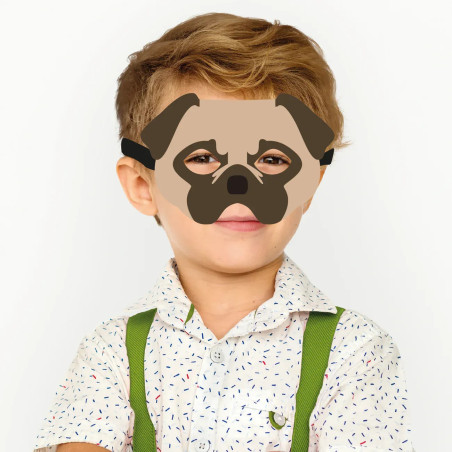 Dog mask felt