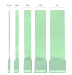 Satin ribbon mint green 25mm, 23m