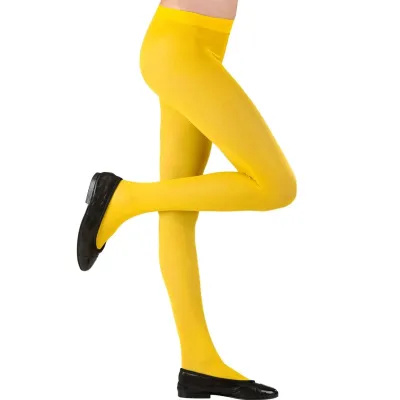 Children's tights 40 DEN yellow, 1-14 years