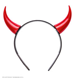 Hair hoop Devil horns, plastic