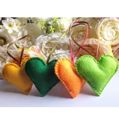 Heart in ribbon