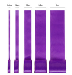Satīna lente purpura 25mm, 23m