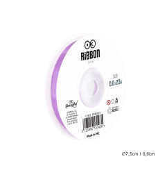 Satin ribbon lilac 6mm, 23m