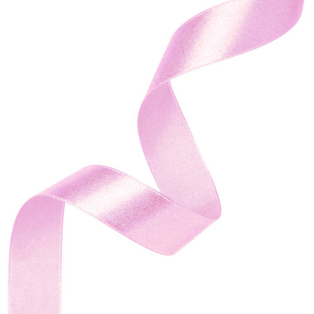 Satin ribbon heavenly lilac 25mm, 23m