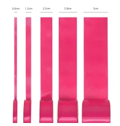 Satin ribbon dark pink 38mm, 23m