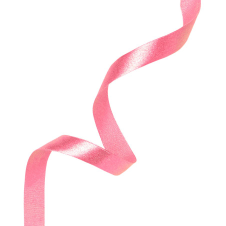 Satin ribbon pink 6mm, 23m