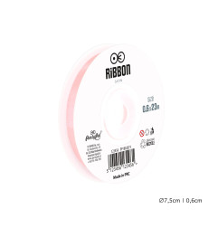 Satin ribbon light pink 6mm, 23m