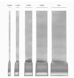 Satin ribbon gray 38mm, 23m