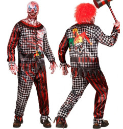 Evil Clown Costume, S-XL
