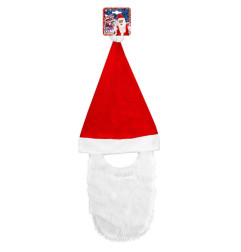 Santa Claus hat with beard