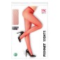 Red fishnet tights, size M–XL, women's mesh pattern tights for parties and costumes