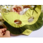 Bird mask with decoration Ditte
