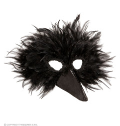 Black bird mask