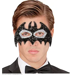 Batman mask silver/black