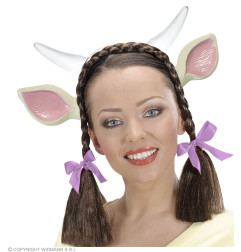Cow horns and ears
