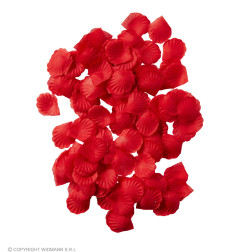 Red fabric petals, 150 pcs.