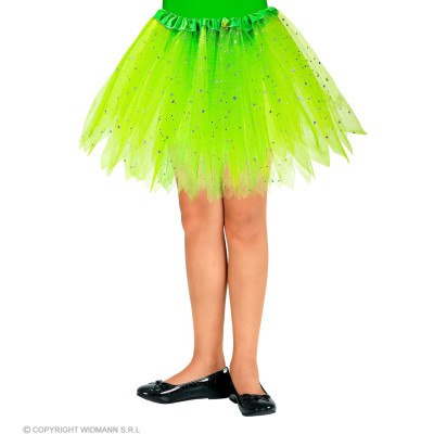 Tutu tulle skirt green, 30 cm