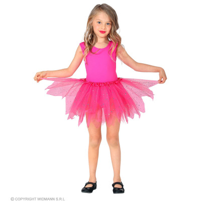 Tutu tulle skirt pink, 30 cm