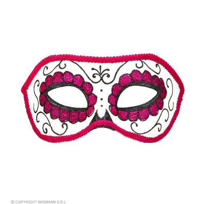 Day of the dead mask red