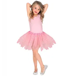 Tutu tulle skirt light pink, 30 cm