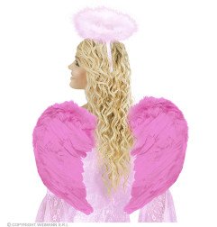 Pink feather wings, 50x40 cm