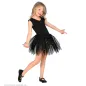 Tutu tulle skirt black, 30 cm