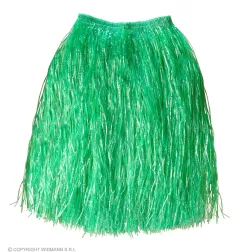 Hawaiian skirt green, 75 cm