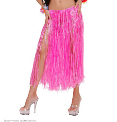 Hawaiian skirt pink, 75 cm