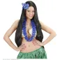 Hawaiian flower lei blue