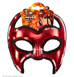 Devil mask with sequins