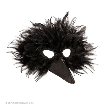 Black bird mask