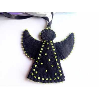 Black Angel in ribbon