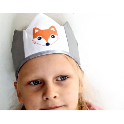 Fabric crown Fox