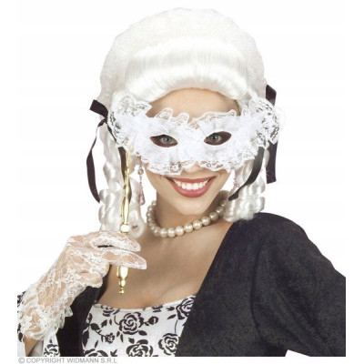 Venetian eye mask with lace